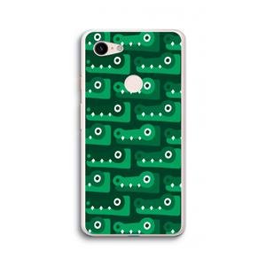 CaseCompany Crocs: Google Pixel 3 XL Transparant Hoesje