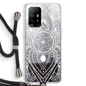 CaseCompany It's Complicated: Oppo A95 5G Transparant Hoesje met koord