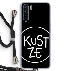 CaseCompany KUST ZE: Oppo A91 Transparant Hoesje met koord