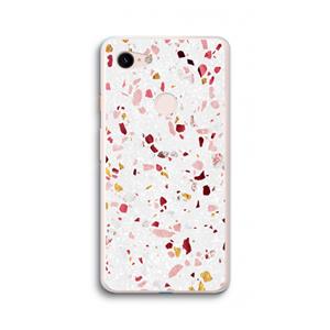 CaseCompany Terrazzo N°9: Google Pixel 3 XL Transparant Hoesje