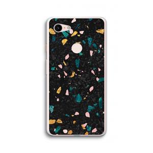 CaseCompany Terrazzo N°10: Google Pixel 3 XL Transparant Hoesje