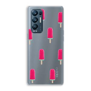 CaseCompany Waterijsje: Oppo Find X3 Neo Transparant Hoesje