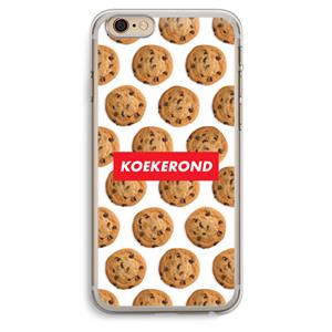 CaseCompany Koekerond: iPhone 6 Plus / 6S Plus Transparant Hoesje