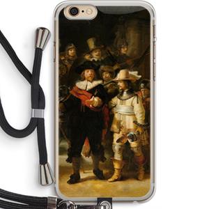 CaseCompany De Nachtwacht: iPhone 6 PLUS / 6S PLUS Transparant Hoesje met koord