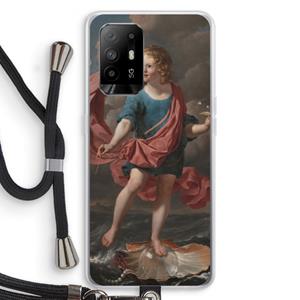 CaseCompany Soap Bubbles: Oppo A95 5G Transparant Hoesje met koord