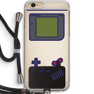 CaseCompany Game On: iPhone 6 PLUS / 6S PLUS Transparant Hoesje met koord