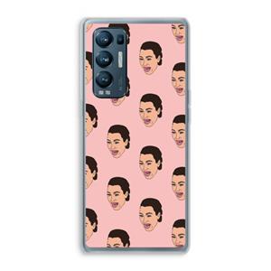 CaseCompany Ugly Cry Call: Oppo Find X3 Neo Transparant Hoesje