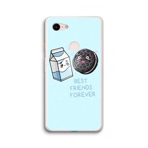 CaseCompany Best Friend Forever: Google Pixel 3 XL Transparant Hoesje