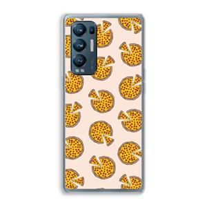 CaseCompany You Had Me At Pizza: Oppo Find X3 Neo Transparant Hoesje