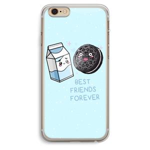 CaseCompany Best Friend Forever: iPhone 6 Plus / 6S Plus Transparant Hoesje