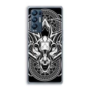 CaseCompany Oh Deer: Oppo Find X3 Neo Transparant Hoesje