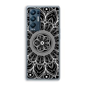 CaseCompany Roses Are Red: Oppo Find X3 Neo Transparant Hoesje