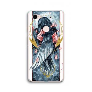 CaseCompany Golden Raven: Google Pixel 3 XL Transparant Hoesje