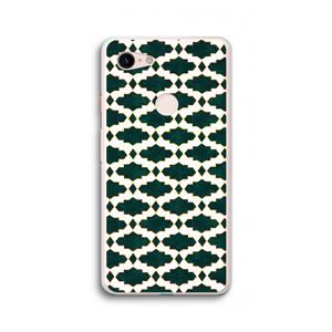 CaseCompany Moroccan tiles: Google Pixel 3 XL Transparant Hoesje