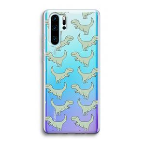 CaseCompany Dinos: Huawei P30 Pro Transparant Hoesje