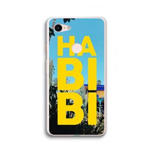 CaseCompany Habibi Majorelle : Google Pixel 3 XL Transparant Hoesje