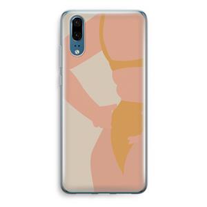 CaseCompany Bikini body: Huawei P20 Transparant Hoesje