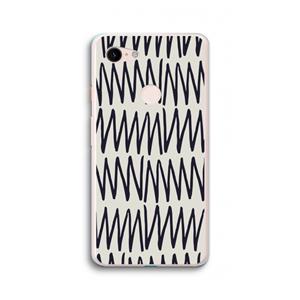 CaseCompany Marrakech Zigzag: Google Pixel 3 XL Transparant Hoesje