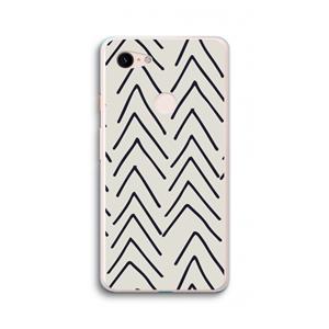 CaseCompany Marrakech Arrows: Google Pixel 3 XL Transparant Hoesje