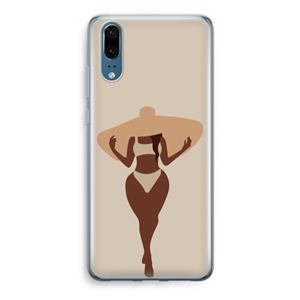 CaseCompany Let's get salty: Huawei P20 Transparant Hoesje