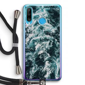 CaseCompany Zee golf: Huawei P30 Lite Transparant Hoesje met koord