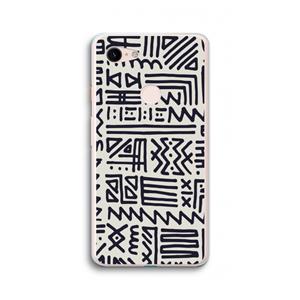 CaseCompany Marrakech print: Google Pixel 3 XL Transparant Hoesje