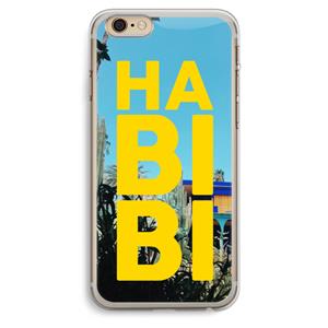 CaseCompany Habibi Majorelle : iPhone 6 Plus / 6S Plus Transparant Hoesje