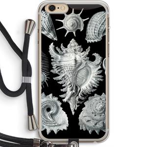CaseCompany Haeckel Prosobranchia: iPhone 6 PLUS / 6S PLUS Transparant Hoesje met koord