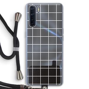 CaseCompany Rooster 2: Oppo A91 Transparant Hoesje met koord