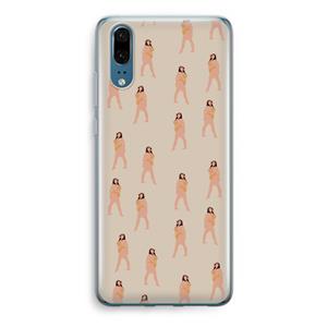 CaseCompany You're so golden: Huawei P20 Transparant Hoesje