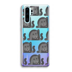 CaseCompany Cats: Huawei P30 Pro Transparant Hoesje