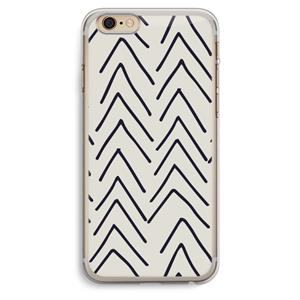 CaseCompany Marrakech Arrows: iPhone 6 Plus / 6S Plus Transparant Hoesje