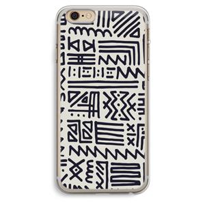 CaseCompany Marrakech print: iPhone 6 Plus / 6S Plus Transparant Hoesje