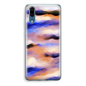 CaseCompany Donkere Wolken: Huawei P20 Transparant Hoesje