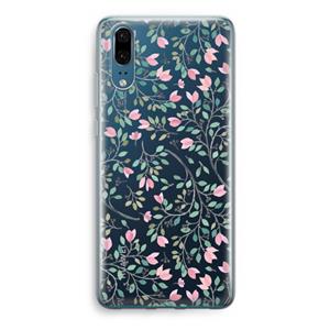 CaseCompany Sierlijke bloemen: Huawei P20 Transparant Hoesje