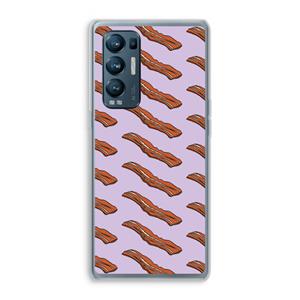 CaseCompany Bacon to my eggs #2: Oppo Find X3 Neo Transparant Hoesje