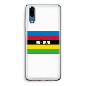 CaseCompany WK Wielrennen: Huawei P20 Transparant Hoesje