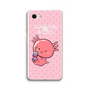 CaseCompany Love You A Lotl: Google Pixel 3 XL Transparant Hoesje