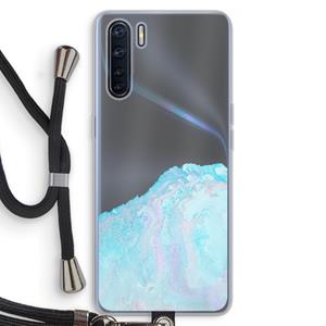 CaseCompany Fantasie pastel: Oppo A91 Transparant Hoesje met koord