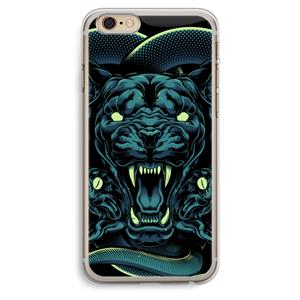 CaseCompany Cougar and Vipers: iPhone 6 Plus / 6S Plus Transparant Hoesje