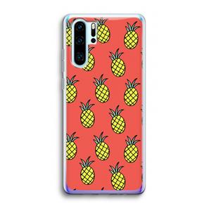 CaseCompany Ananas: Huawei P30 Pro Transparant Hoesje