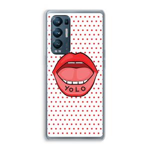 CaseCompany Yolo Denise: Oppo Find X3 Neo Transparant Hoesje