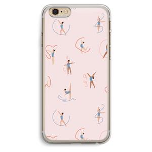 CaseCompany Dancing #3: iPhone 6 Plus / 6S Plus Transparant Hoesje