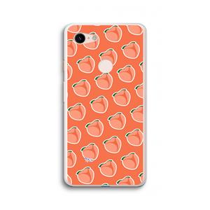 CaseCompany Just peachy: Google Pixel 3 XL Transparant Hoesje