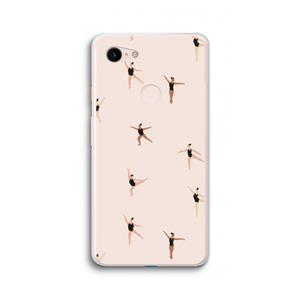 CaseCompany Dancing #1: Google Pixel 3 XL Transparant Hoesje