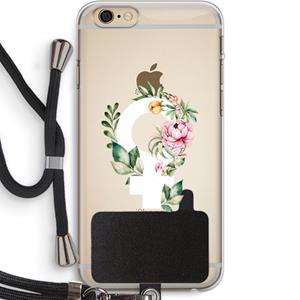 CaseCompany Venus: iPhone 6 PLUS / 6S PLUS Transparant Hoesje met koord