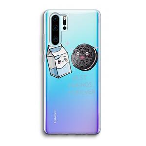 CaseCompany Best Friend Forever: Huawei P30 Pro Transparant Hoesje