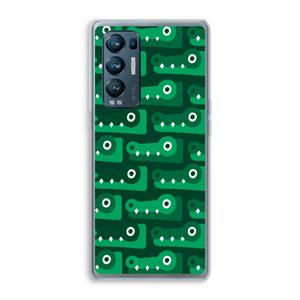 CaseCompany Crocs: Oppo Find X3 Neo Transparant Hoesje