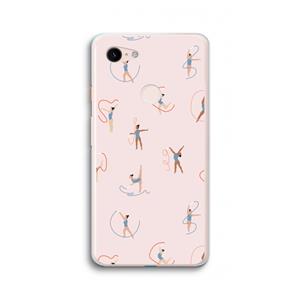 CaseCompany Dancing #3: Google Pixel 3 XL Transparant Hoesje