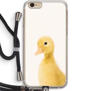 CaseCompany Duke: iPhone 6 PLUS / 6S PLUS Transparant Hoesje met koord